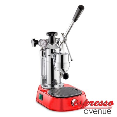 La Pavoni Professional Chrome with Red Base PRO11